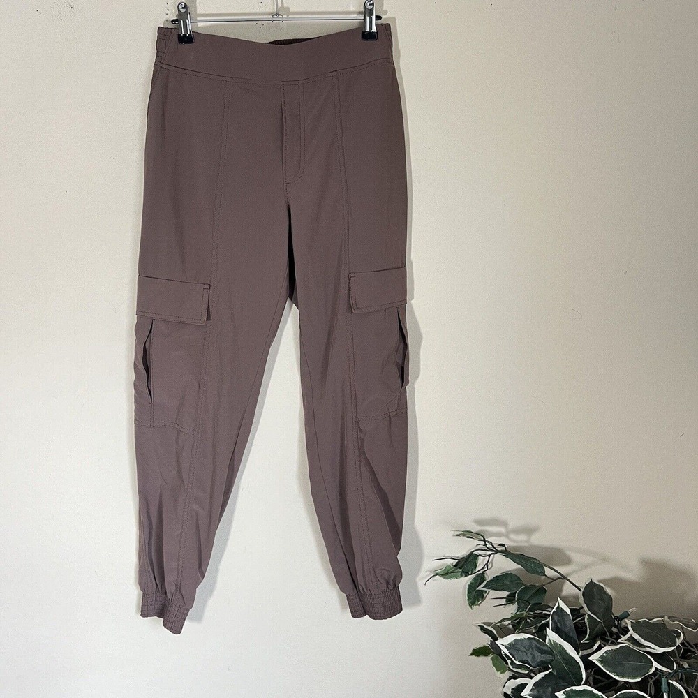 Athleta Chelsea Utility Jogger Mineral Brown Size 2 Womens Pants Pockets